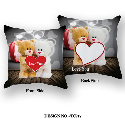 I Love You Romantic Satin Pillow