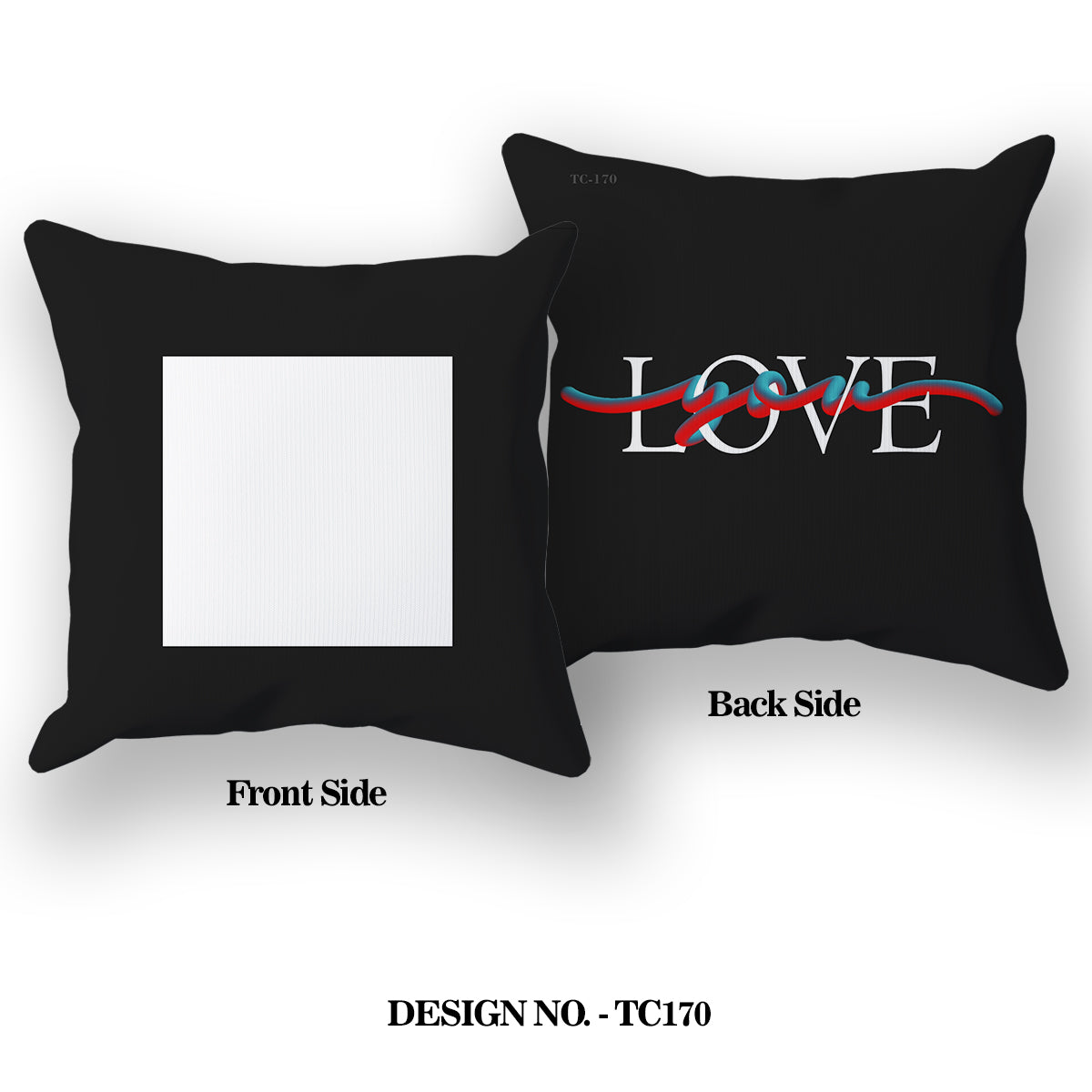 I Love You Romantic Satin Pillow