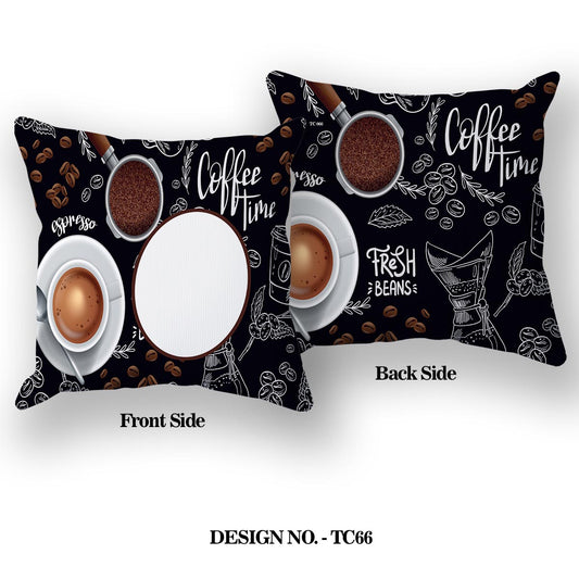 Coffe Lovers Satin Pillow