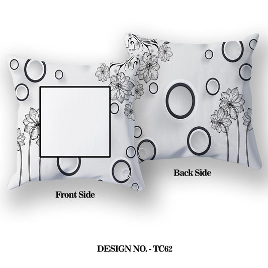 Floral Design Satin Pillow