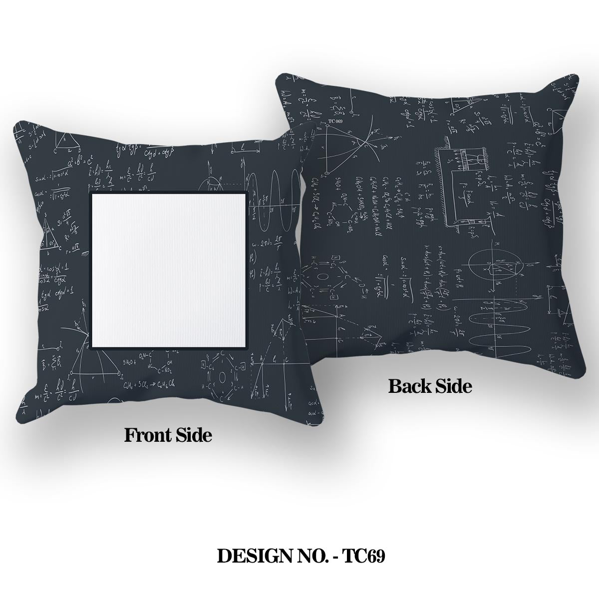 Matrix Mathematical Satin Pillow