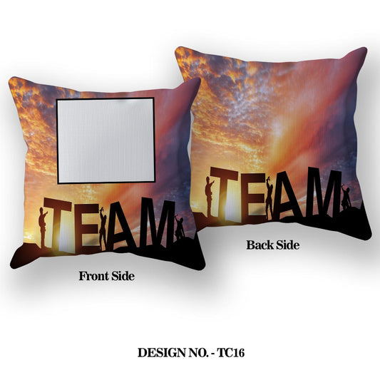 Team Design For Corporate Gift Satin Pillow