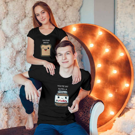 Nutella and Bread Couple T-shirt