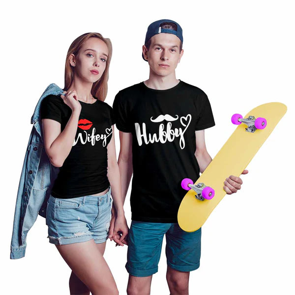 Wifey and Hubby Couple T-shirt