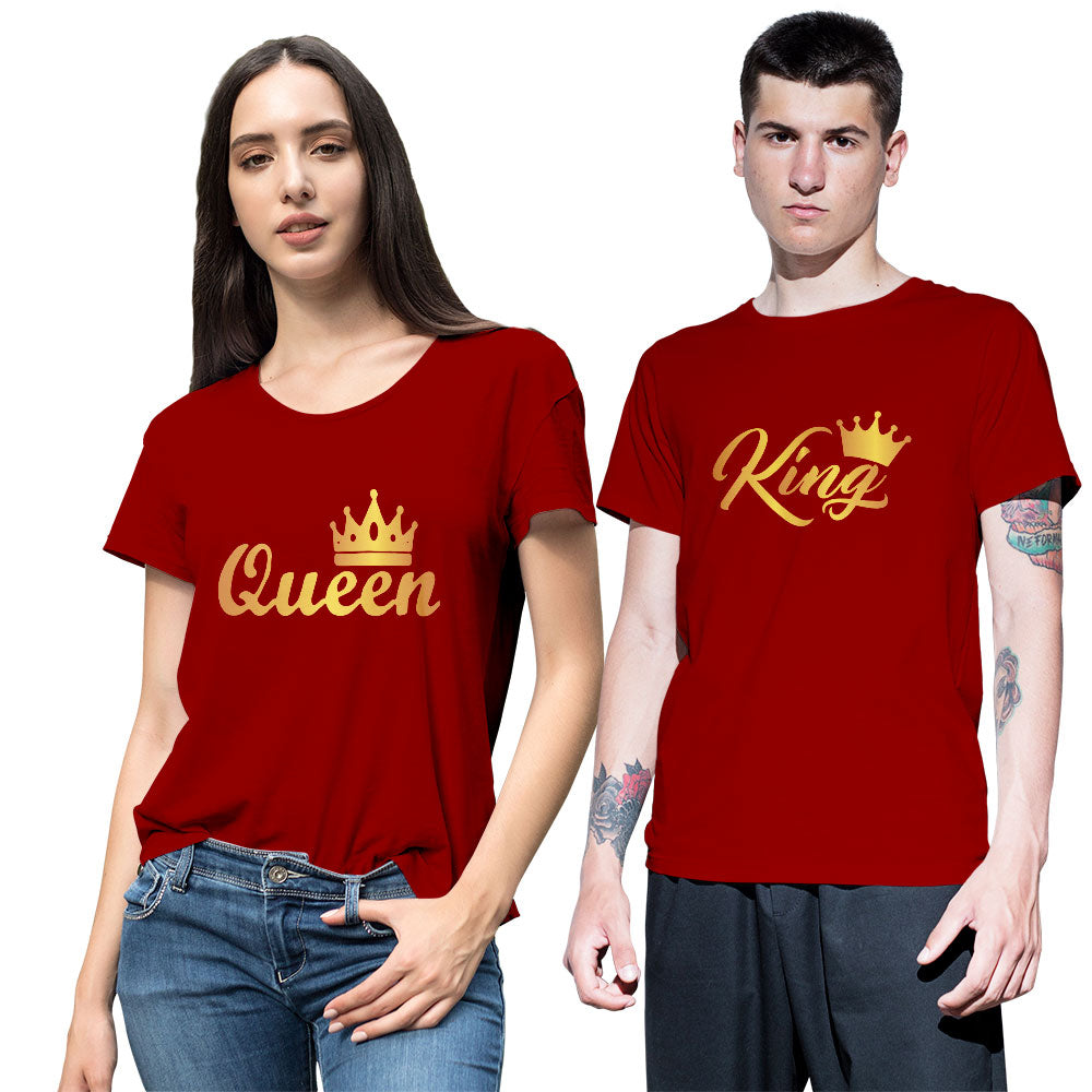 King and Queen Couple T-shirt