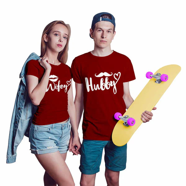 Wifey and Hubby Couple T-shirt