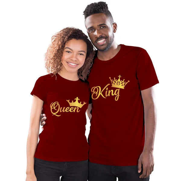 King and Queen Couple T-shirt