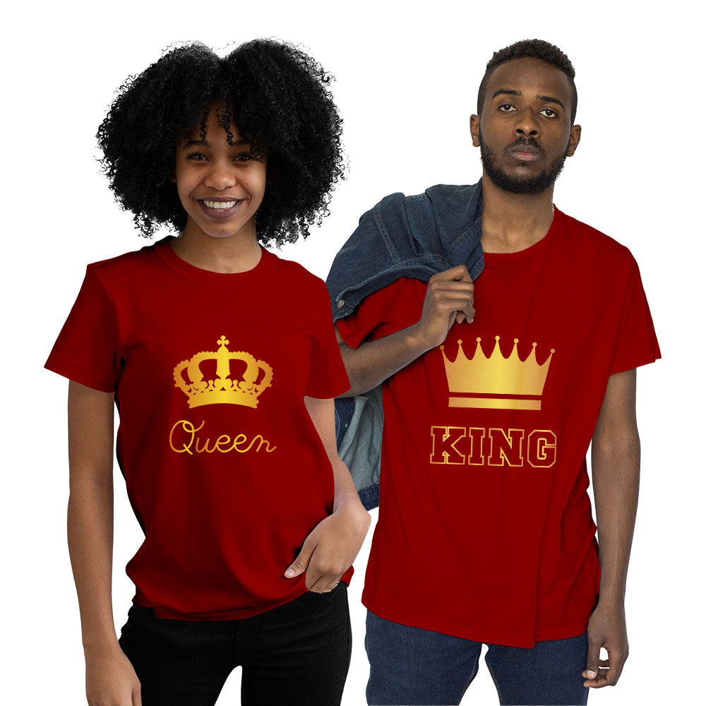 King and Queen Couple T-shirt