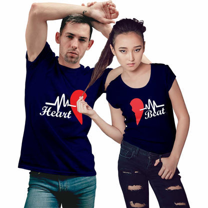 Heart Beat Couple T-shirt