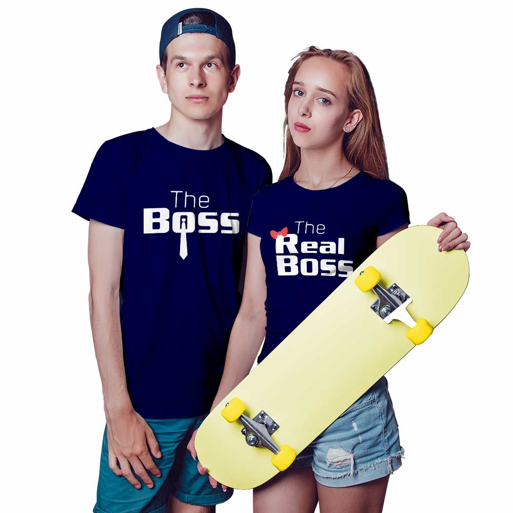 Boss and Real Boss Couple T-shirt