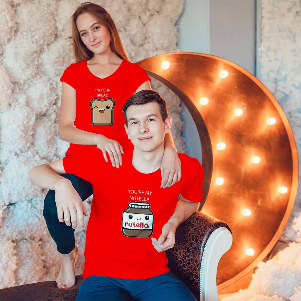 Nutella and Bread Couple T-shirt