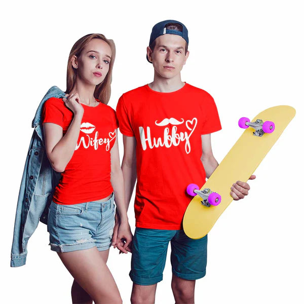 Wifey and Hubby Couple T-shirt