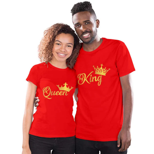 King and Queen Couple T-shirt