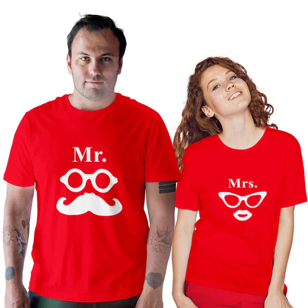 Mr and Mrs Couple T-shirt