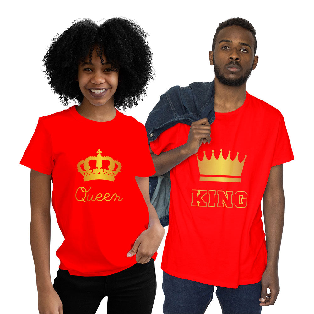 King and Queen Couple T-shirt