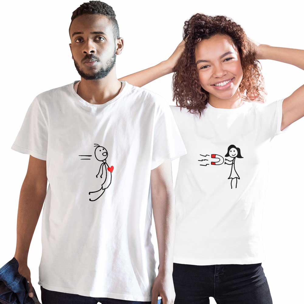 Love Magnet Couple T-shirt