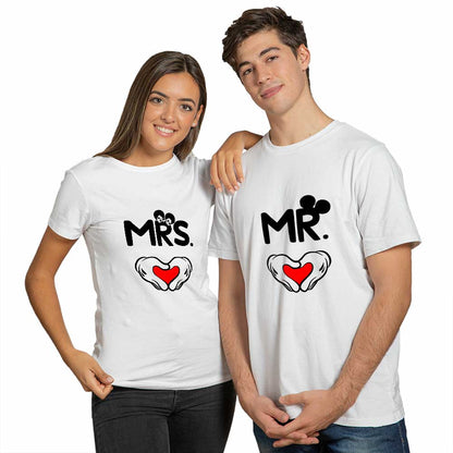 Mr and Mrs Couple T-shirt