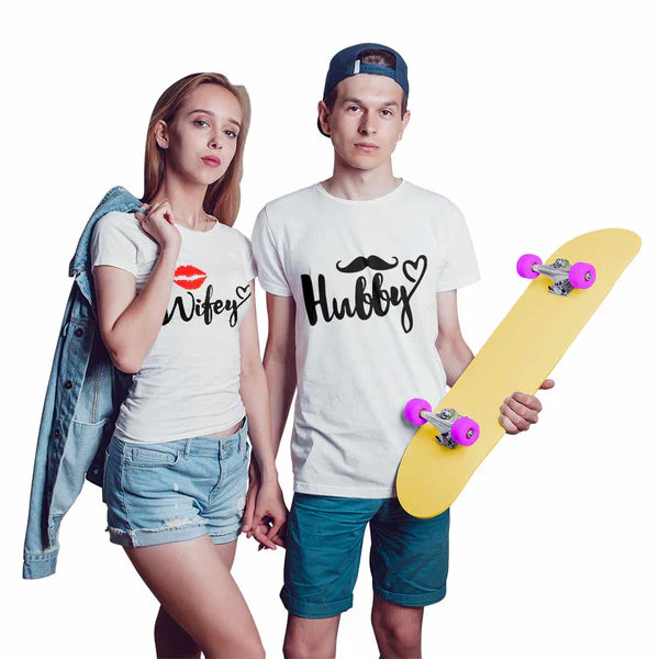 Wifey and Hubby Couple T-shirt