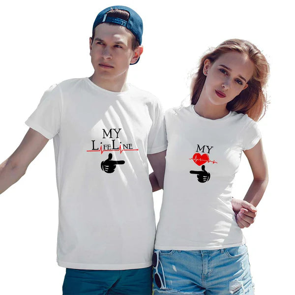 Lifeline Couple T-shirt