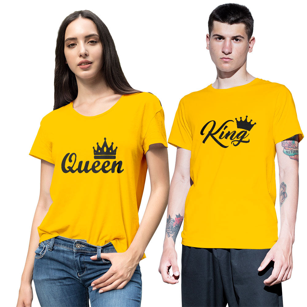 King and Queen Couple T-shirt