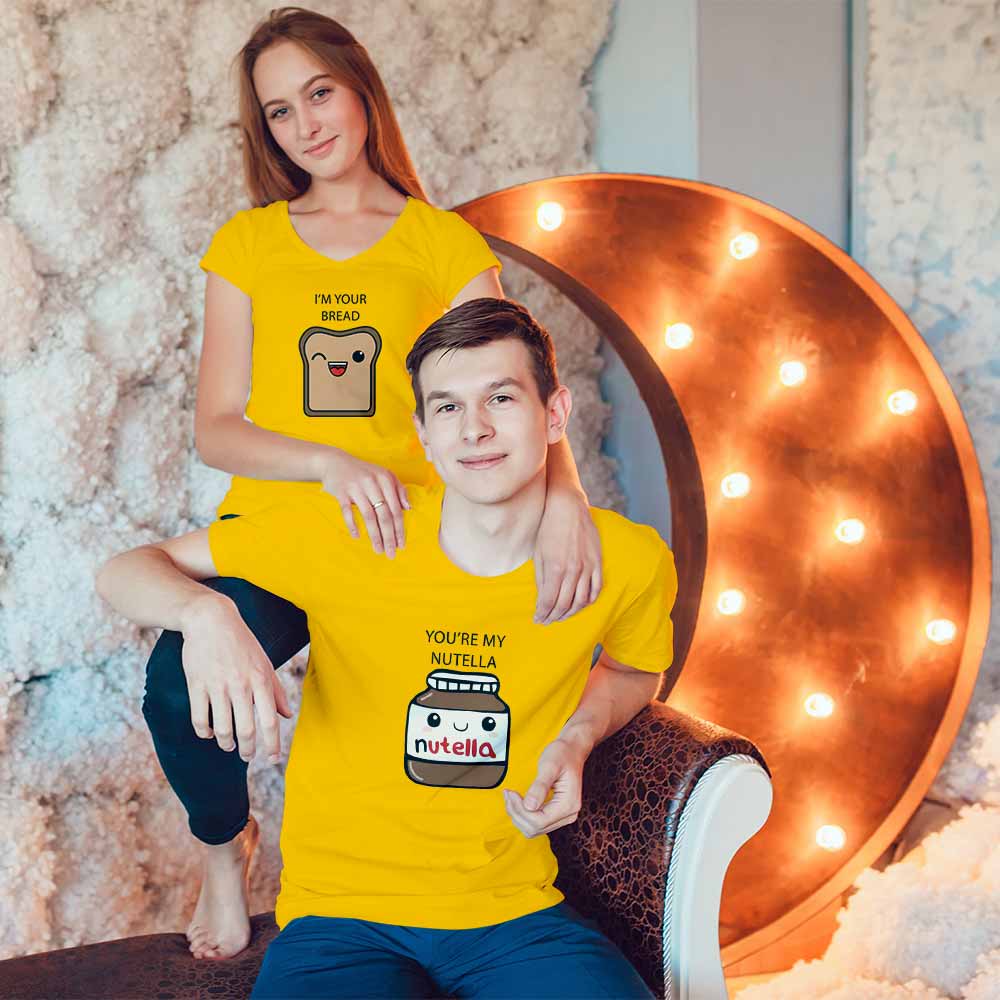 Nutella and Bread Couple T-shirt