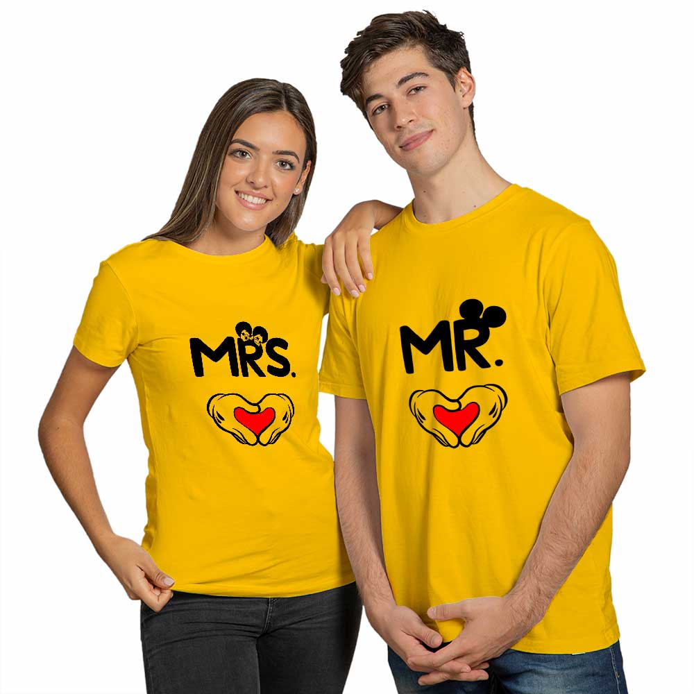 Mr and Mrs Couple T-shirt