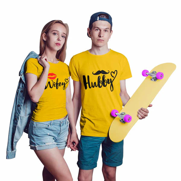 Wifey and Hubby Couple T-shirt