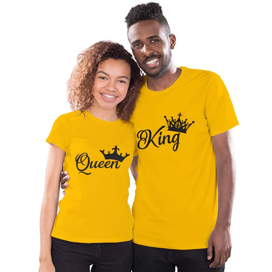 King and Queen Couple T-shirt