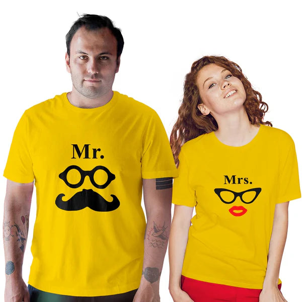 Mr and Mrs Couple T-shirt