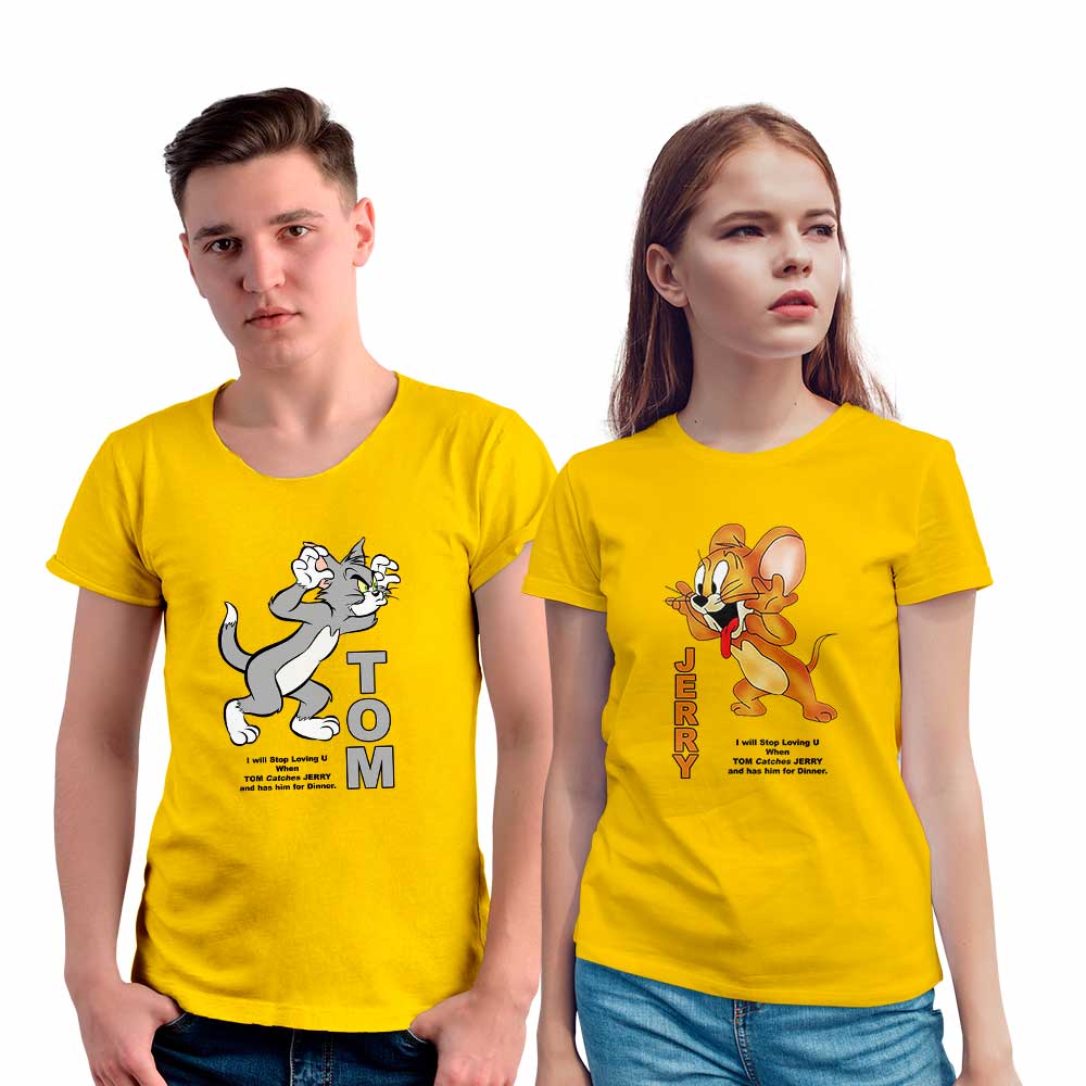 Tom and Jerry Couple T-shirt