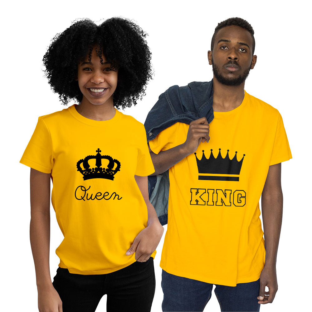 King and Queen Couple T-shirt