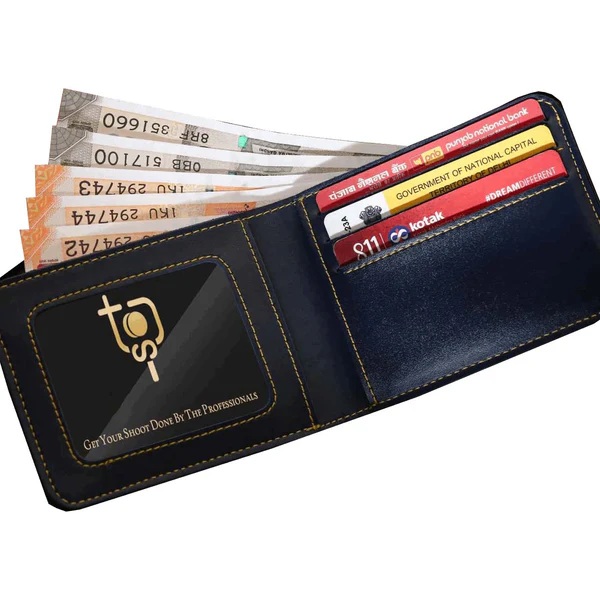 Men's Wallet and Keychain Indian Faux Leather Combo