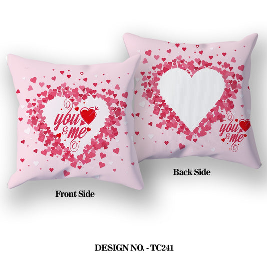 You&Me Satin Pillow