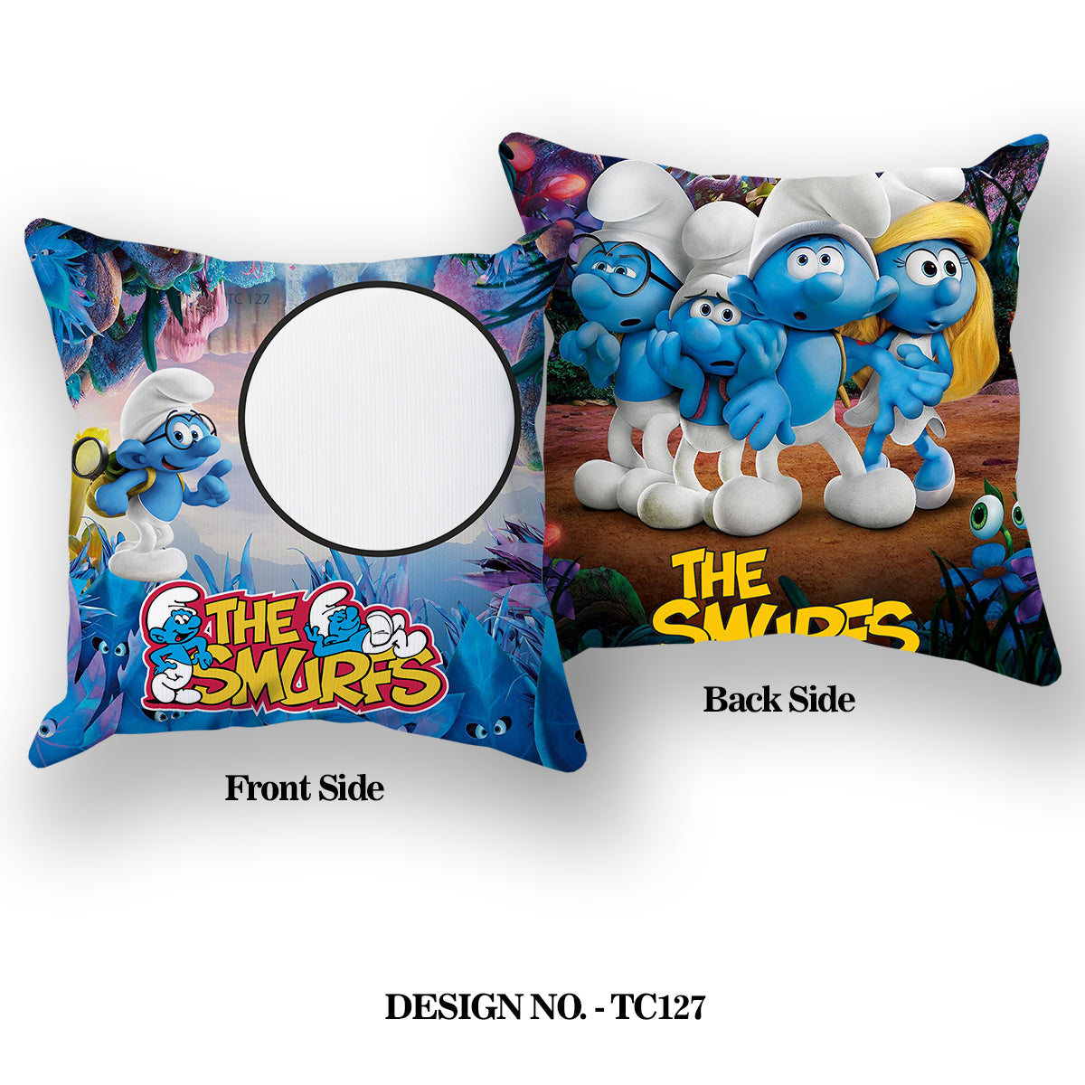 The Smurfs Satin Pillow