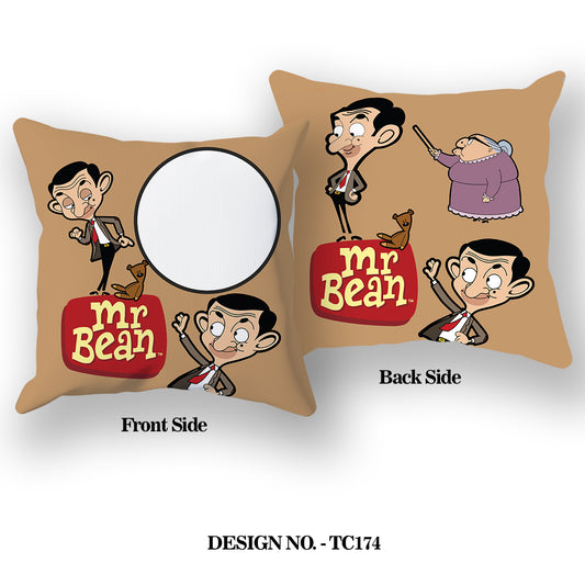 Mr. Bean Satin Pillow