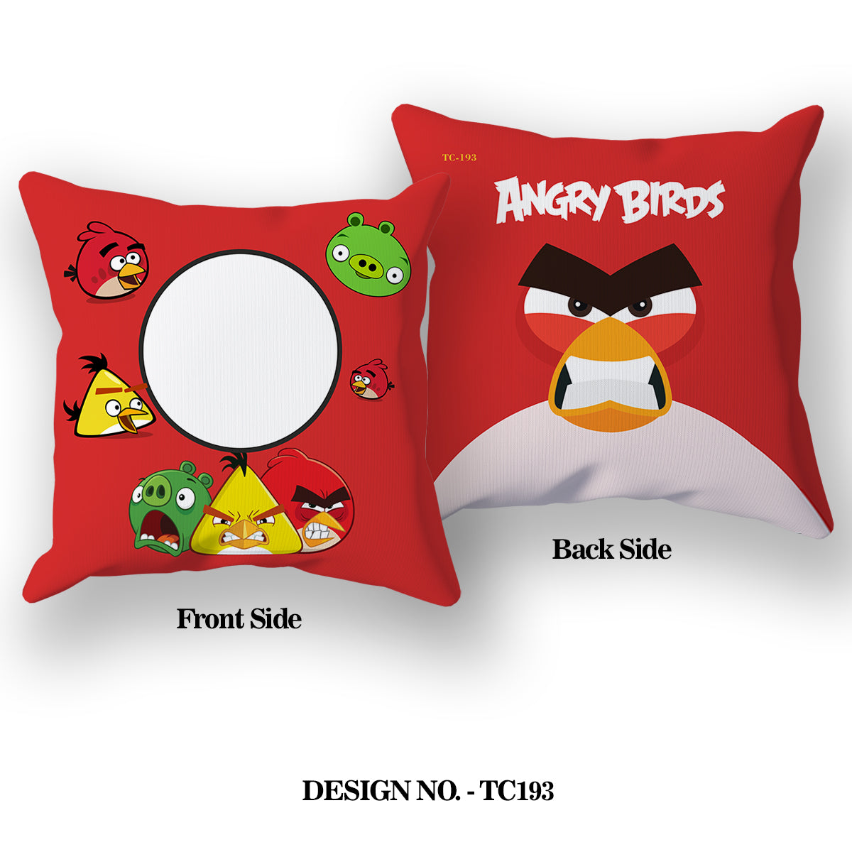 Angry bird Satin Pillow