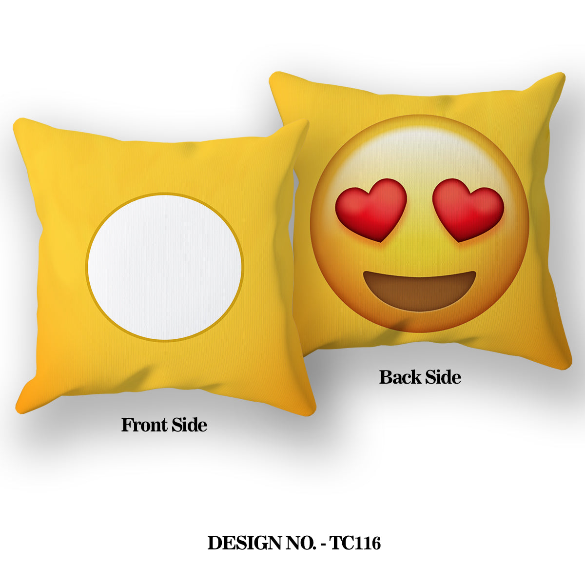 Love Emoji Satin Pillow