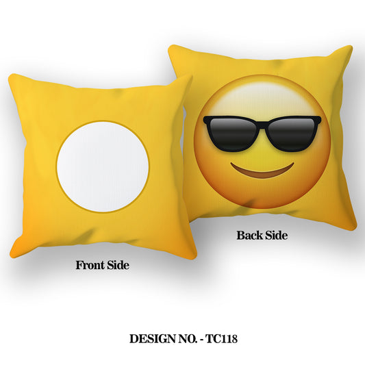 Cool Emoji Satin Pillow