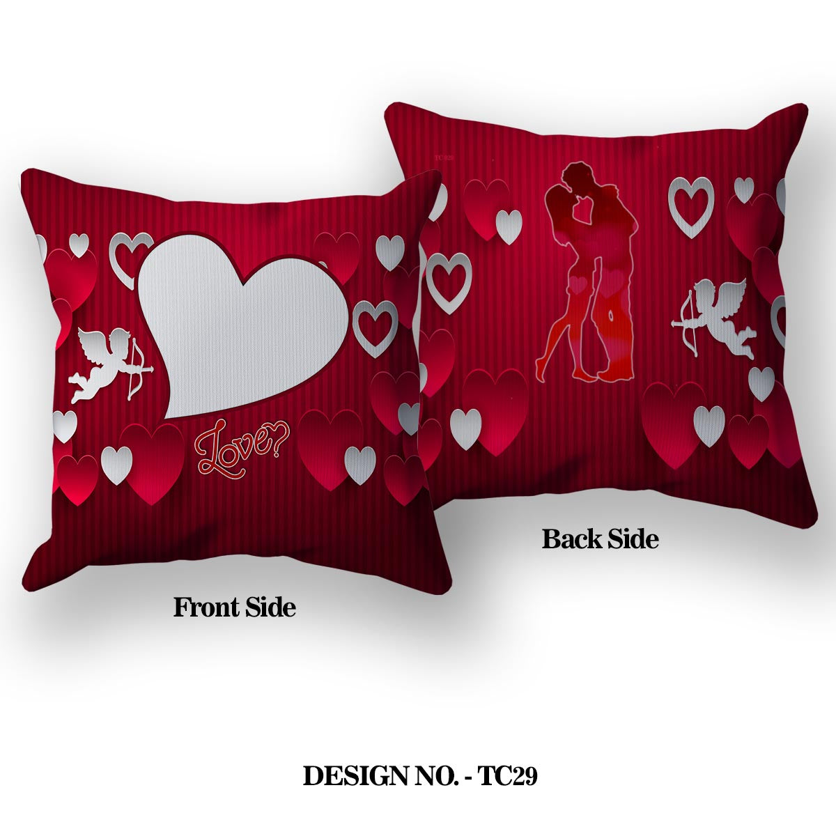 Romantic LOVE Satin Pillow