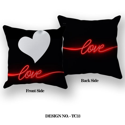 Romantic LOVE Satin Pillow