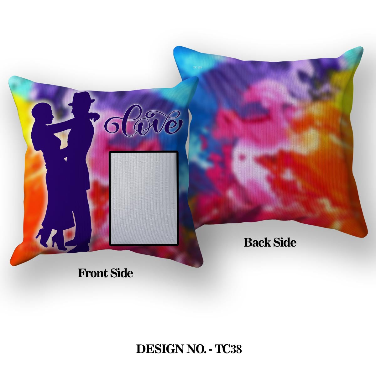 Romantic LOVE Satin Pillow