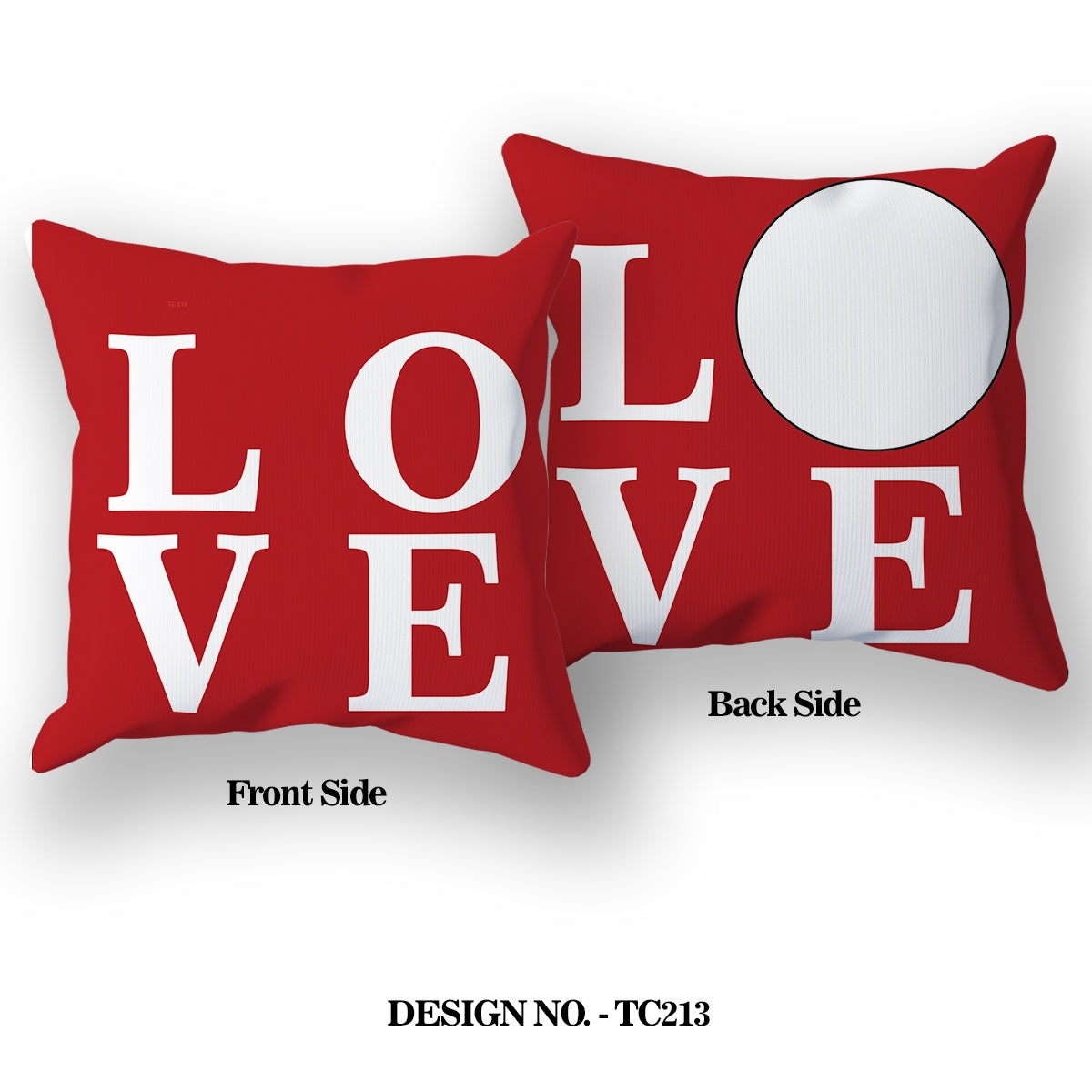 Romantic LOVE Satin Pillow