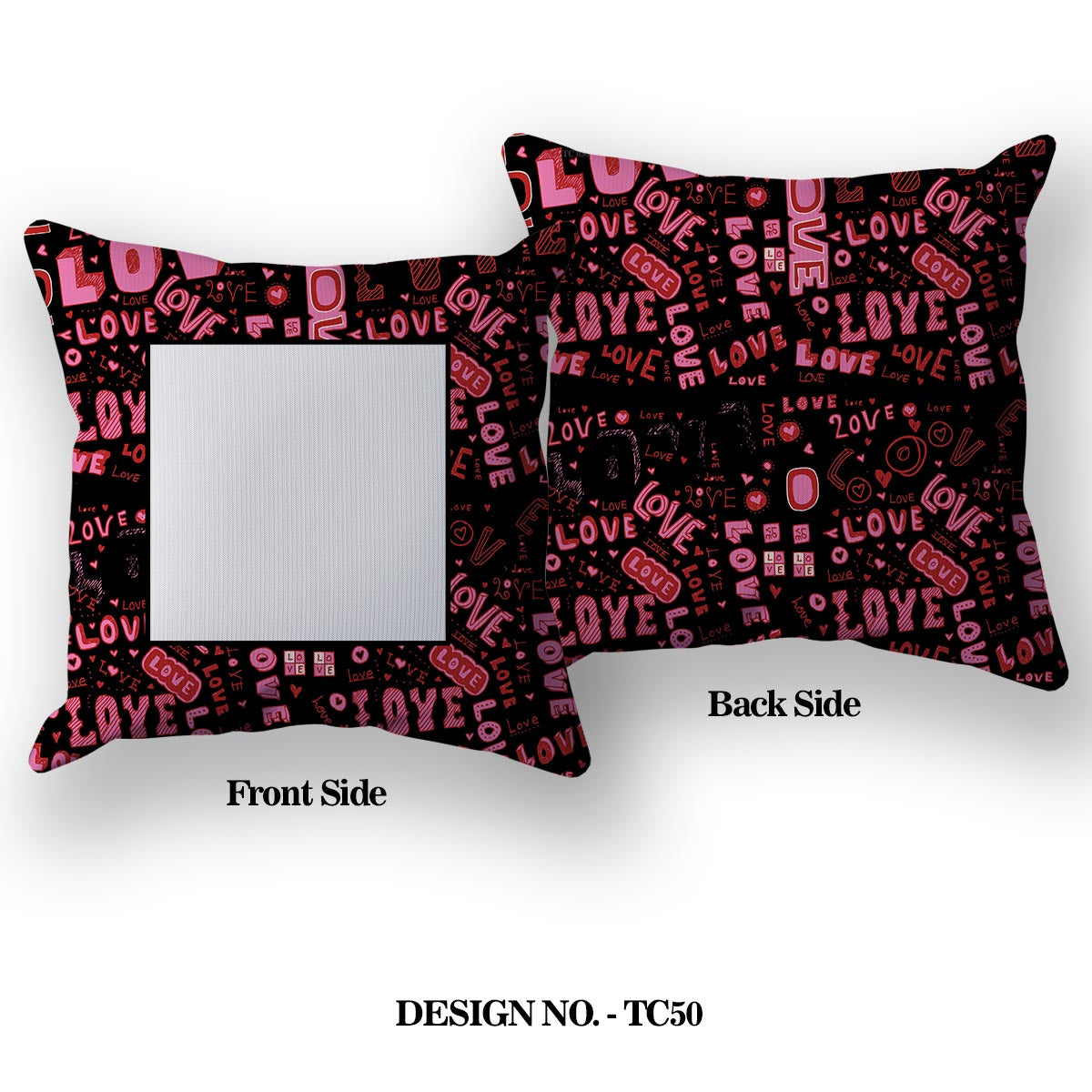 Romantic LOVE Satin Pillow