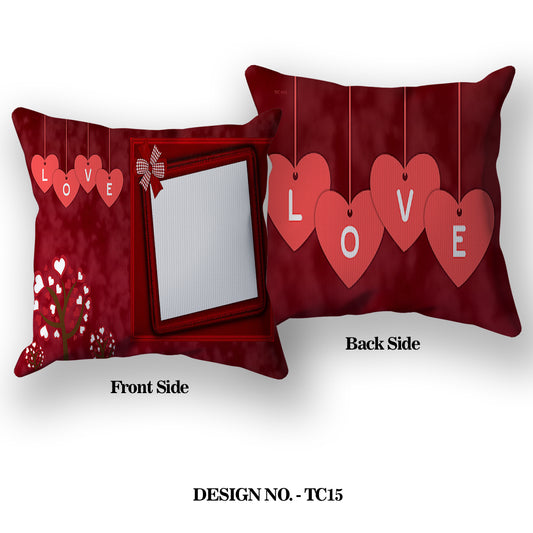 Romantic LOVE Satin Pillow