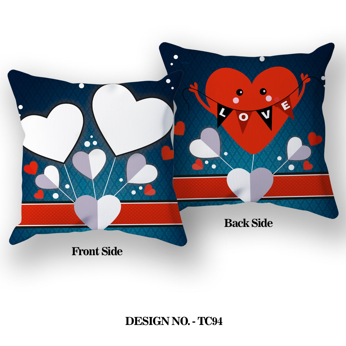 Romantic LOVE Satin Pillow