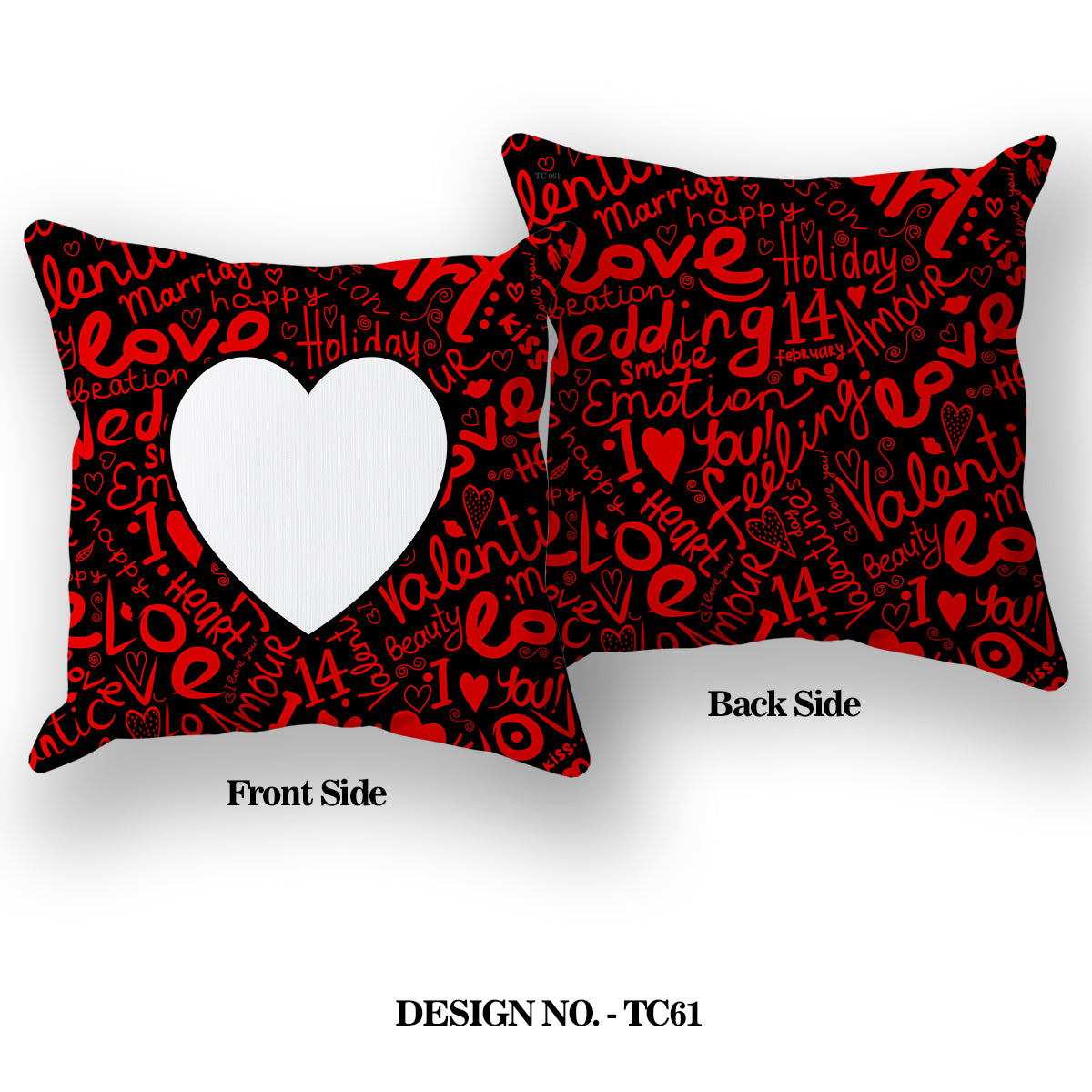 Romantic LOVE Satin Pillow