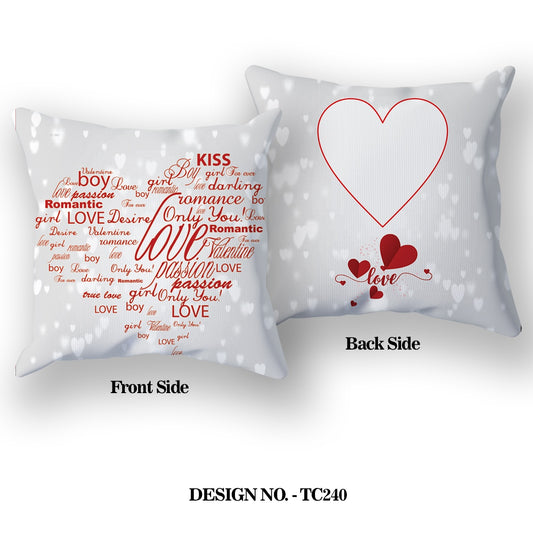 Romantic LOVE Satin Pillow