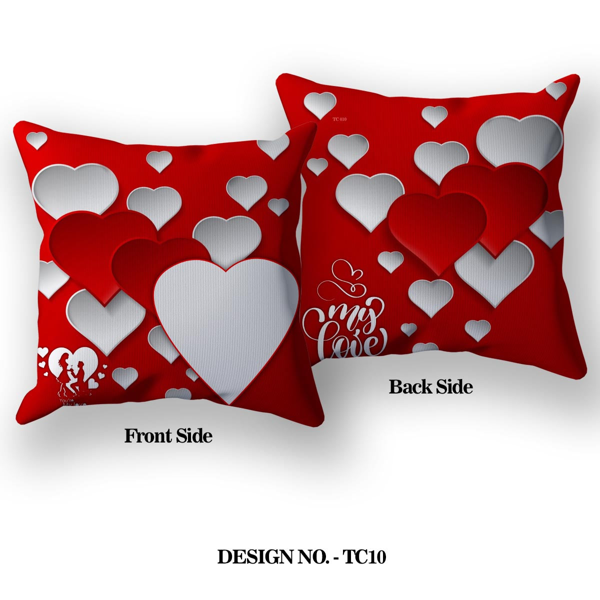 Romantic LOVE Satin Pillow