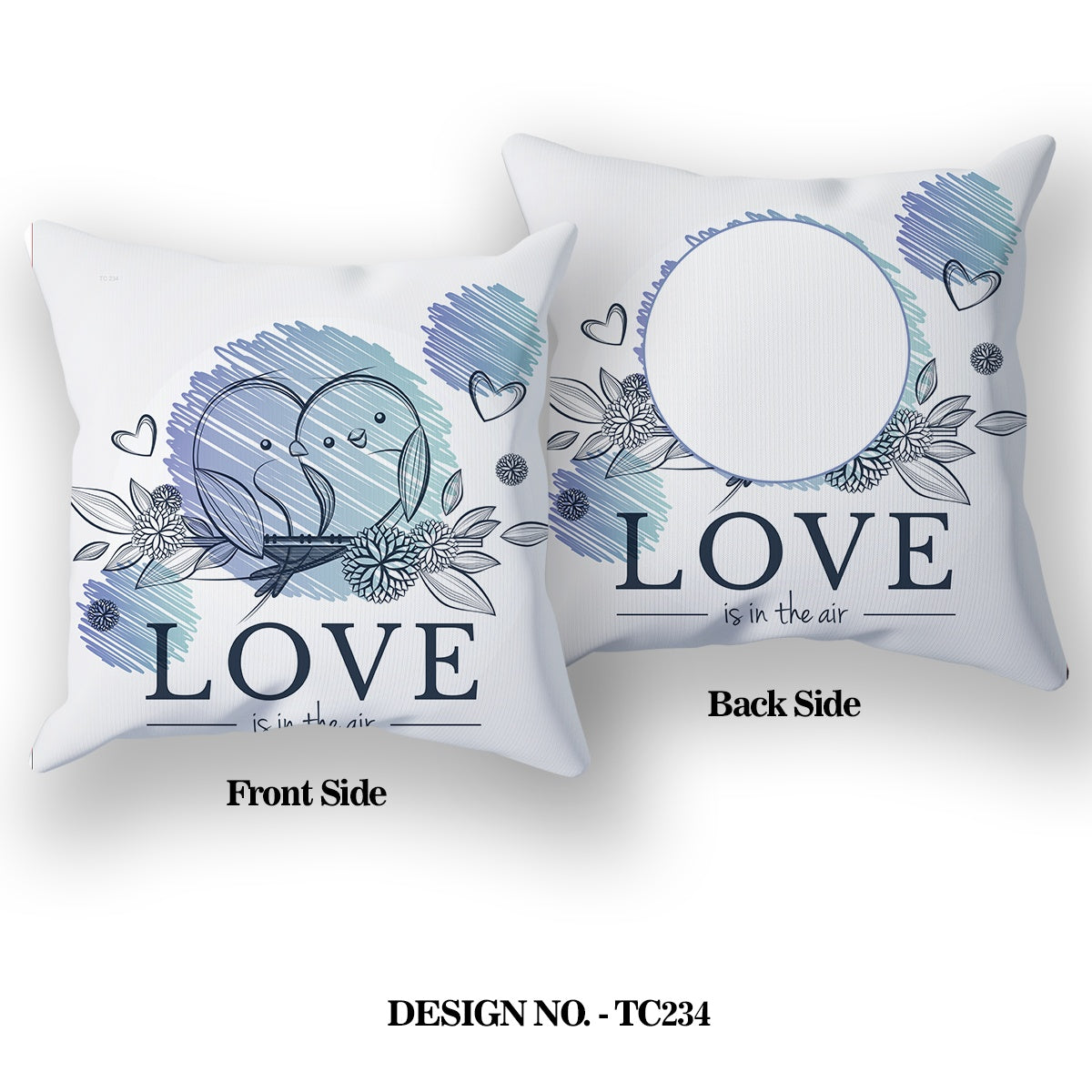 Romantic LOVE Satin Pillow