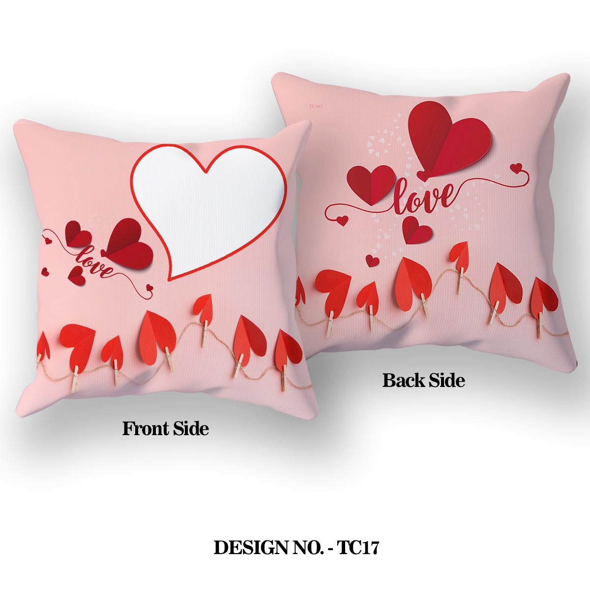 Romantic LOVE Satin Pillow